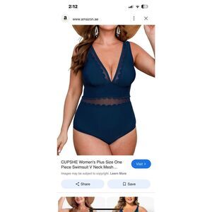 Cupshe Swimsuit Size 3XL